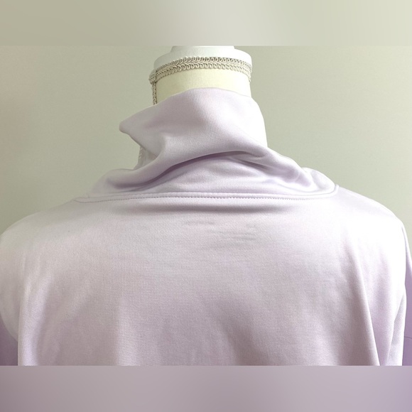 Under Armour Womens XL Solid Lavender Loose Fit Long Sleeve Top Athletic Sporty - Picture 7 of 14